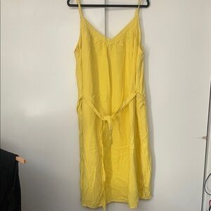 Yellow 100% Cotton Dress NWT Gap XXL